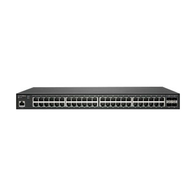 SonicWall Switch SWS14-48 - Switch - managed - 48 x 10/100/1000 + 4 x 10 Gigabit SFP+ - Montable en Rack