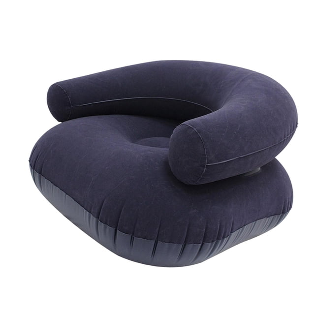 Luzkey Chaise Longue Gonflable Douce Chaise Longue Gonflable pour Cour, Intérieur, Chambre Bleu