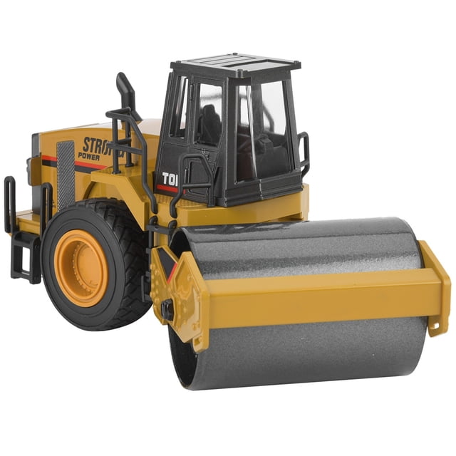Modèle de Rouleau Routier de Construction, Jouet Modèle de Rouleau Routier, Camions Jouets Modèle de Rouleau Routier en Alliage 1:40 pour Adultes, Garçons et Enfants en Plein Air