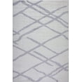 thumbnail image 1 of Ladole Rugs Shaggy Tangier Turkish Smooth Soft Made by Machine Indoor Area Rug Carpet in White Light Gray 7'10" x 10'5", 1 of 4