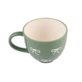 thumbnail image 4 of Holiday Time Maison De Noel Collection 15 Oz Stoneware Mug - Bow Mugs Green, 4 of 5