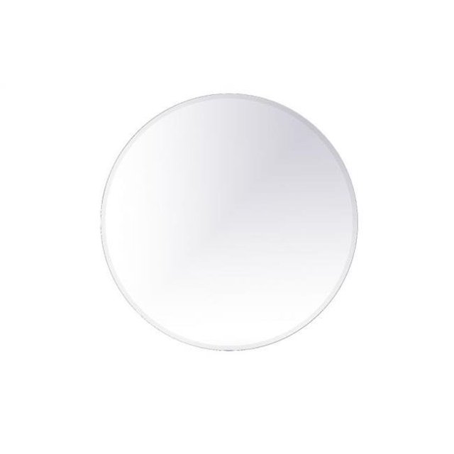 Elegant Decor MR401942 Miroir Rond en Gracie de 42 Po, Transparent