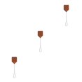 thumbnail image 1 of Transemion 1/2/3/5 Effective And Portable Fly Swatter For Outdoor Activities Iron Wire Is Sturdy And Durable brown 3PCS, 1 of 6
