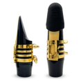 thumbnail image 2 of Saxophone Mouthpiece Clamp Reed Clip Soprano Alto Tenor Sax Clarinet Mouthpiece, 2 of 10