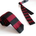 thumbnail image 1 of tredstone Cravate Mince pour Homme Mince Mince Uni Formelle Tricotée, 1 of 1