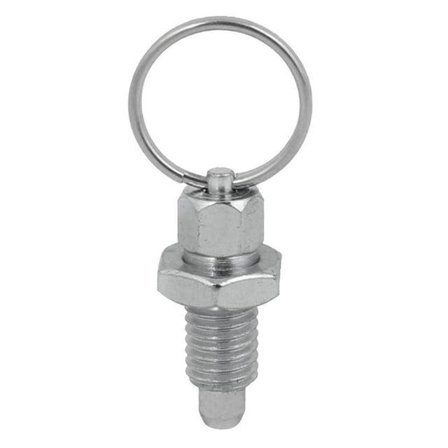 Maoww Index Plunger With Ring Pull Spring Loaded Lock Pin M16-8 Stainless Steel
