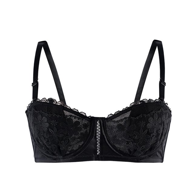 Bras for Women, Womans Solid Color Thin Style Ventilate No Rims Lace Crystal Glass Ear Bra