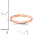 thumbnail image 4 of Bague Polie Madi K en Or Rose 14 K, 4 of 4