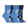 thumbnail image 1 of Gentle Grip - 6 Pairs Ladies Gentle Grip Non Elastic Crew Socks, 1 of 2