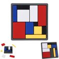 thumbnail image 1 of Logic Puzzle Brain Teaser Game for Kids & Adults, 88 Challenges 4 Difficulty Levels Logic Puzzles, Portable Educational Thinking Game Toy, Classroom,Party,Activity,Family (1Pc), 1 of 7