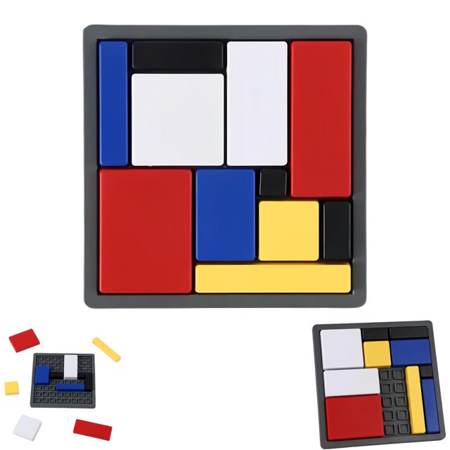 Logic Puzzle Brain Teaser Game for Kids & Adults, 88 Challenges 4 Difficulty Levels Logic Puzzles, Portable Educational Thinking Game Toy, Classroom,Party,Activity,Family (1Pc)