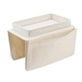 thumbnail image 2 of Sofa Tray, Couch Arm Table Washable Side Pockets  For Home Black,Coffee,Grey,Beige, 2 of 8