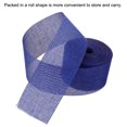 thumbnail image 3 of Unique Bargains 2 Inch x 11 Yards Jute Crafts Party Wrapping Decoration Burlap Fabric Ribbon Blue, 3 of 6