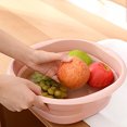 thumbnail image 2 of Agiferg Foldable Washbasin Student Washbasin Portable Travel Plastic Compression Basin Folding Water Basin Household, 2 of 9