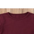 thumbnail image 4 of Baby Girl Long Sleeve T-shirt Crew Neck Cotton Ruffle Tops, 4 of 5