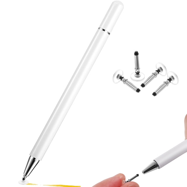 Stylet Tablette Haute Précision avec 4 Pointes de Remplacement pour Tablettes et Téléphones Mobiles