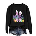 thumbnail image 4 of EGNMCR Easter T-Shirt Imprimé T-Shirts Graphiques pour Femmes Chemises pour Femmes Col Rond Easter Haut Imprimé à Manches Longues Chandails T-Shirts pour Femmes, 4 of 4