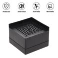 thumbnail image 2 of LEEYNEER 4Pcs Anti-skid Shockproof Bed Foot Pads Rubber Furniture Feet Riser Fridge Mats (Black), 2 of 6