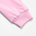 thumbnail image 5 of Milgrthf Enfants Garçons Filles Chandail à Col Rond Automne Décontracté Manches Longues Raglan à Blocs de Couleur Coton Chandail à Enfiler Hauts Rose 7 Ans, 5 of 5