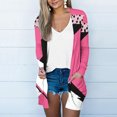 thumbnail image 2 of Ladies Light Weight Cardigan with Pockets, Open Front Cardigans Long Sleeve Casual Floral Printed Summer Thin Coat M, 2 of 5