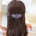 thumbnail image 4 of Elegant Rhinestone Wedding Hair Clip Barrettes Decorative Bridal Headpiece Cz Hair Accessory, 4 of 6