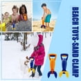 thumbnail image 2 of Jierger Ensemble de Jouets de Neige et de Plage Multifonction 2 Pcs pour Enfants, Jouets de Plage et de Neige Neige et Sable Mold pour Enfants Adultes Jouet d'Extérieur et Jouet de Plage et Jouet de Neige, 2 of 9