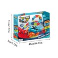 thumbnail image 2 of Anti Gravity Race Track with Car, Glow in The Dark Race Track Set, Car Track Set with LED Light-Up Race Car,Interchangeable Car Shells,Multicolor Flexible Changeable Tack(2 Car, 138), 2 of 7