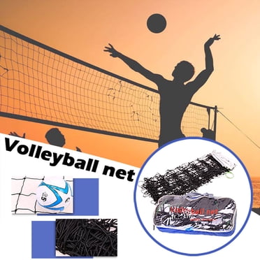 EGNMCR Tirer le Filet de Volleyball Standard Jeu Filet de Volleyball de Plage Filet de Balle 9,5x1 m