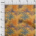 thumbnail image 2 of oneOone Tissu Viscose Chiffon Jaune Feuille Tropicale avec Texture Matériel de Robe Tissu Imprimé Tissu au Mètre 42 Pouces de Large, 2 of 4