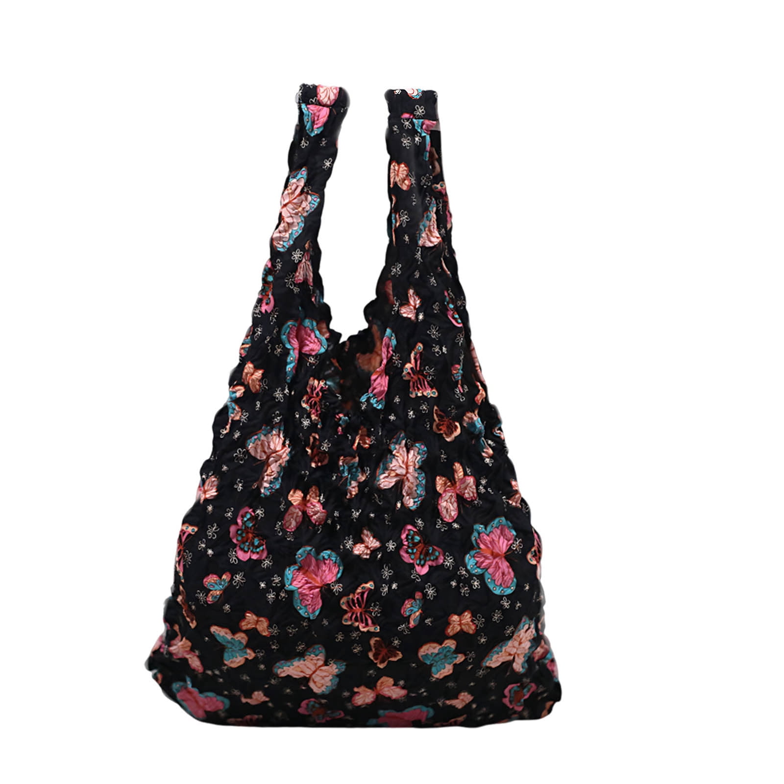 Grand Sac Fourre-Tout, Sacs d'Épicerie Sacs de Magasinage Réutilisables Grande Capacité Sac de Magasinage Polyvalent Sac Fourre-Tout Sac Télescopique Sac Plissé Sacs de Magasinage Réutilisables, le Sac Fourre-Tout