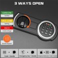 thumbnail image 4 of 6.0 Cub Large Safe Box Fireproof Waterproof, Drop Safe for Business with Backlit Digital Keypad, Cash Box with Dual Alarm System & Mute Function for Valuables, 4 of 6