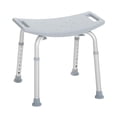 thumbnail image 1 of Drive Medical Gray Bathroom Safety Shower Tub Bench Chair, 1 of 5