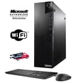 thumbnail image 2 of Lenovo Thinkcentre M93 SFF Desktop PC Computer Inte Core i5 4570 16GB 256GB SSD Windows 10 Home NEW Keyboard,mouse,Power cord,USB WiFi Refurbished, 2 of 4