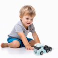 thumbnail image 3 of Alloy Car Model 1:64 Scale, Small Trailer Container Truck with Pull Back Action, Diecast Toy Car Model Ornament for Collectors, Car Model, 3 of 6