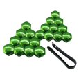 thumbnail image 1 of 20Pcs Car Wheel Nut Caps Covers Wheel Screw Decorative Bolt Caps Green 21mm, 1 of 10