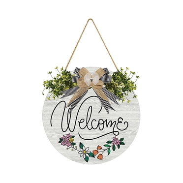 3D Welcome Hanger Funny Welcome Sign Home Outdoor Decor 11.8Inch, Door Hanger Welcome Sign Home Decor Funny Words Door Hanger