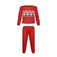 thumbnail image 2 of Pyjamas de Noël des Fêtes Assortis pour la Famille Ensemble de Pjs Jammies pour Couples Enfants Bébé, 2 of 7
