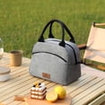 thumbnail image 1 of Yhmxh Kitchen Storage Pantry Organizers And Storage Kitchen Organizer Food Containers Meal Bag with Rice Insulation Bag Large Capacity Lunch Box Bag Water Proof Ice Bag Office Lunch Bag Bento Sack, 1 of 6