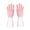 Pink#3, variant on Waterproof Dishwashing Gloves, Reusable Household Cleaning Gloves, Easy to Clean, Durable, for Kitchen, Laundry, Gardening, Pet Care, Car Washing, One Size Fits Most