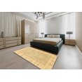 thumbnail image 4 of Ahgly Company Indoor Rectangle Abstract Orange Oriental Area Rugs, 7' x 9', 4 of 6