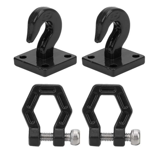 Wchiuoe RC Spare Parts, RC Car Accessory RC Car Trailer Hook 2pcs Climbing Toy Accessory 1/10 RC Car Hook, For Toy Car Rc Car