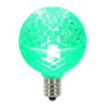 thumbnail image 1 of Vickerman XLEDG44-25 Ampoule LED Verte Facettée G40 0.38 watt avec Base en Nickel E12, 1 of 1