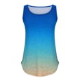 thumbnail image 5 of LSLJS Débardeurs à Col Rond pour Femmes Mode Femme Blouse Sans Manches à Col Rond T-Shirt Imprimé Hauts Amples Blouse, 5 of 5