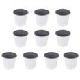 thumbnail image 1 of 10 Pcs Pots de Pépinière pour Plantes Pots de Jardinage en Plastique Contenants de Plantation Extérieurs, 1 of 9