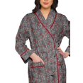 thumbnail image 4 of Moomaya Printed Bath Robe Girls Sleepwear Cotton Long Nightwear Loungewear, 4 of 6