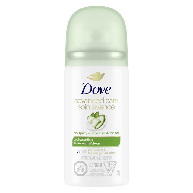 Dove Advanced Care Dry Spray Antiperspirant Cool Essentials, 28 g
