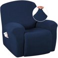 thumbnail image 1 of Super Stretch Recliner Couch Covers Chair Cover Form Fitted Non Slip Reclining Slipcovers for Standard Large Recliner, Soft Thick, 1 of 7