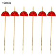 thumbnail image 2 of 100Pcs/Bag Bamboo Picks Eco-friendly Anti-deform Bamboo Cocktail Picks for Bar, 2 of 9