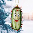 thumbnail image 5 of Amzcrzy Acrylic Cucumber Pendant Multi Functional Acrylic Decorative Christmas Tree Pendant Cute Mini Cucumber Christmas Pendant Holiday Decorations Hanging Decor Garden Decorations, 5 of 5