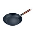 thumbnail image 2 of Luzkey Wok Pan Frying Pan Cookware Universal Cooking Wok Uncoated Stir Fry Pan Iron Wok for Kitchen Cooker Stoves Electric Induction 33cm, 2 of 8